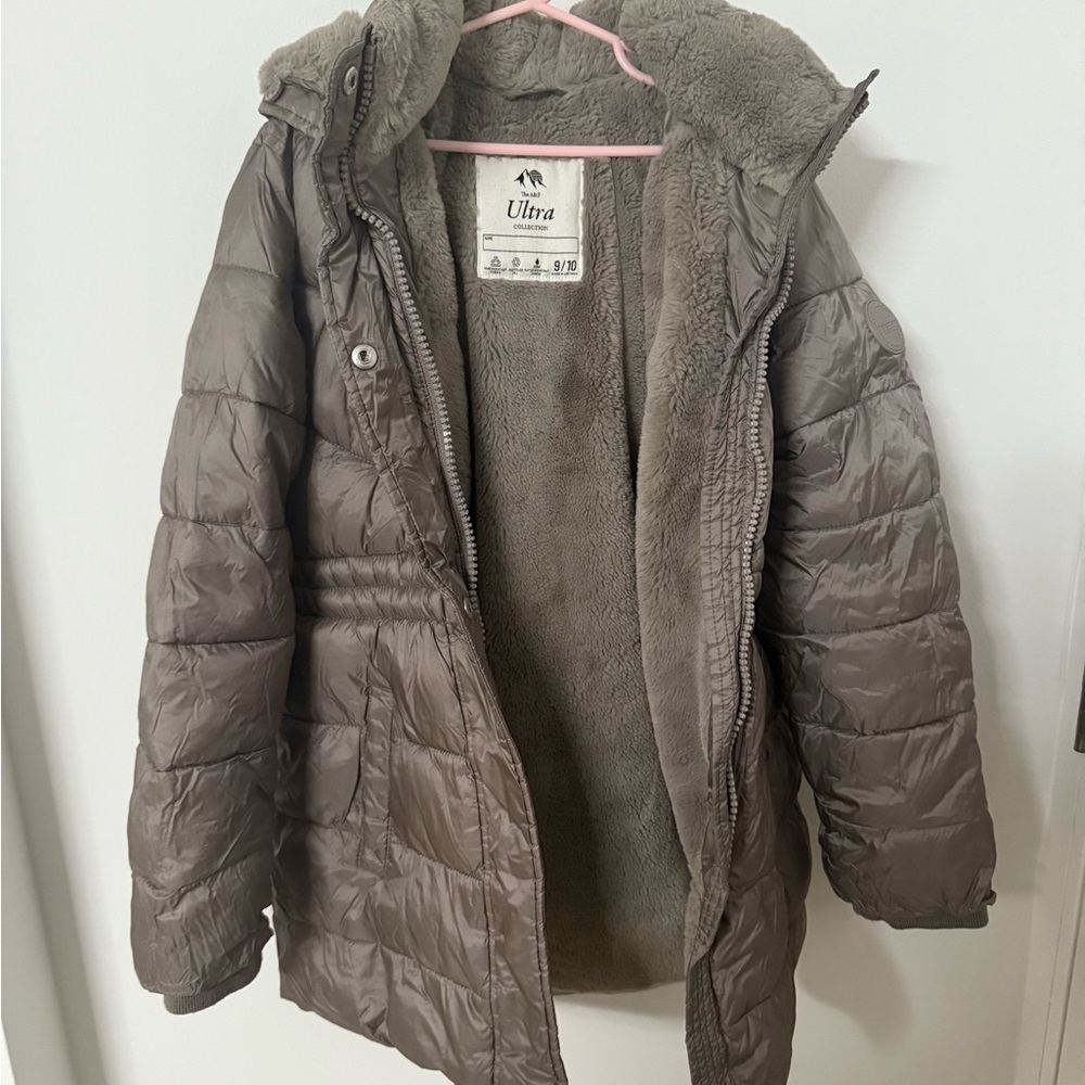 Abercrombie Kids Brown Puffer Jacket